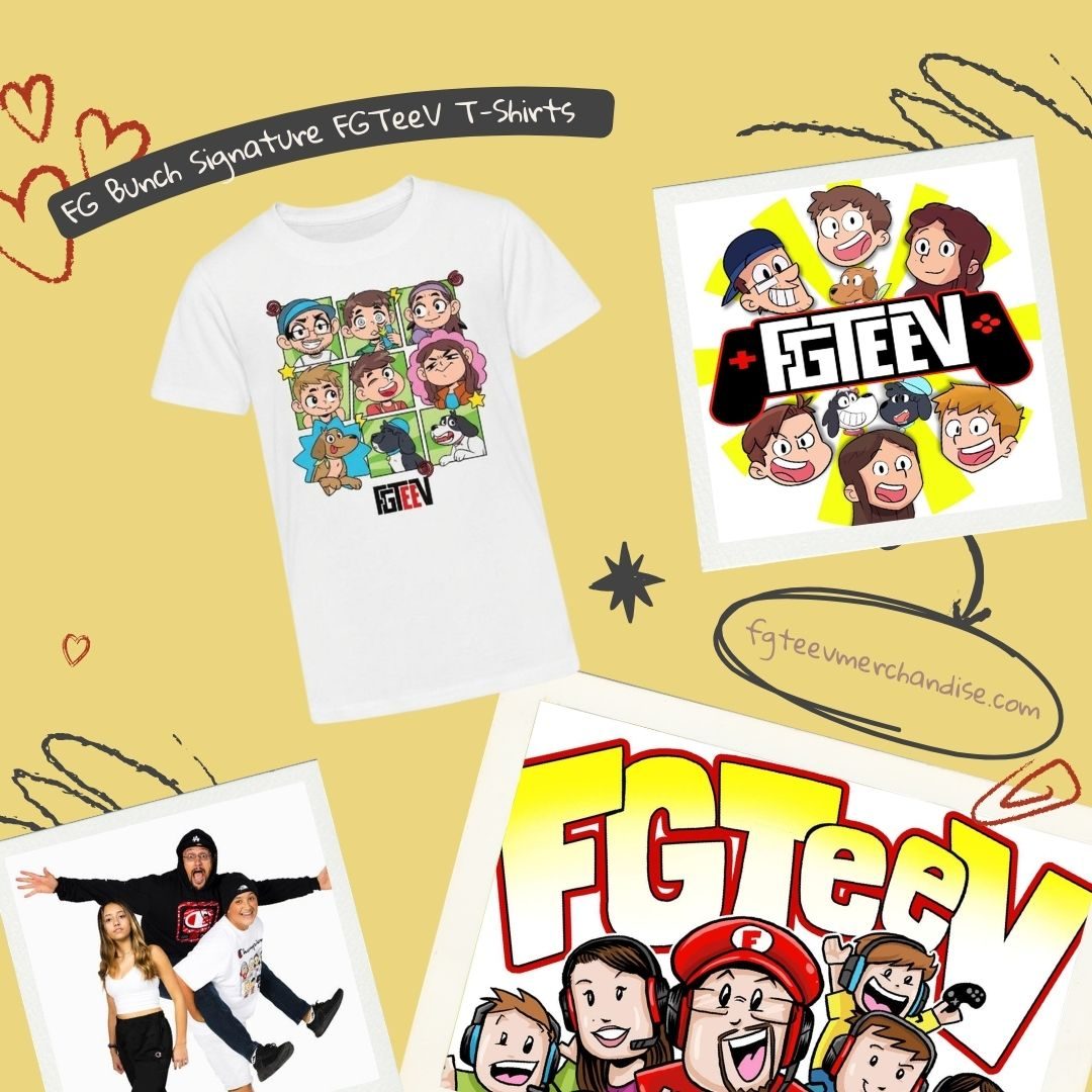 FG Bunch PTTT1007 FGTeeV T-Shirts